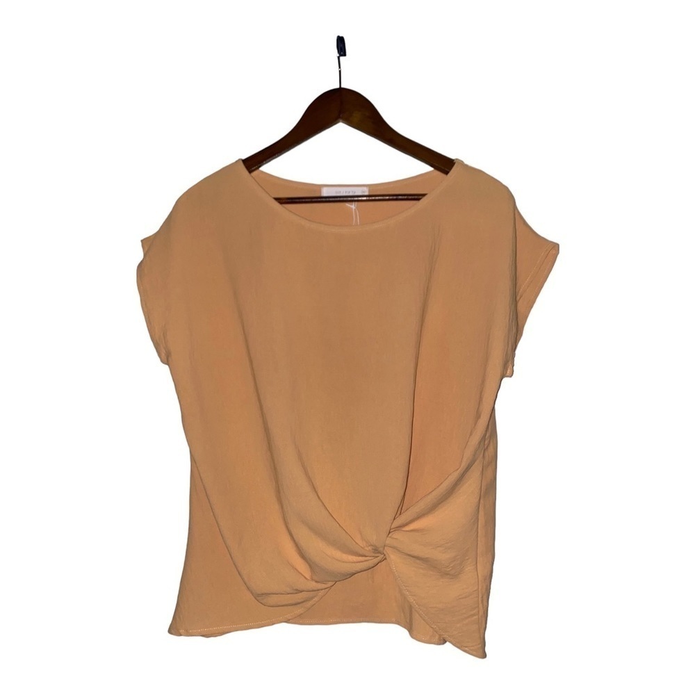 Six Fifty Do The Twist Blouse Medium Career Business Office Work NWT Lightweight